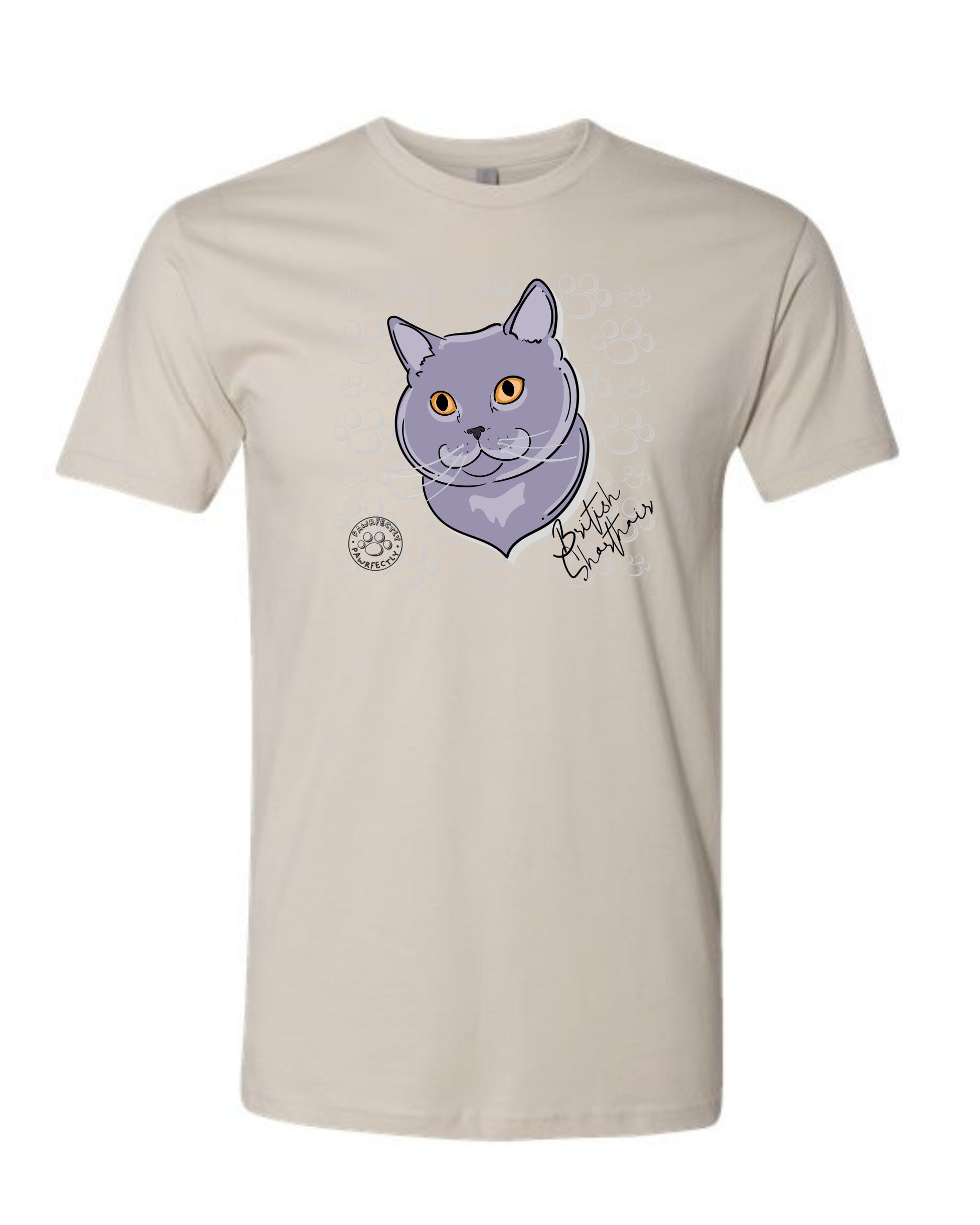 Cat Breed T-shirt - British Shorthair