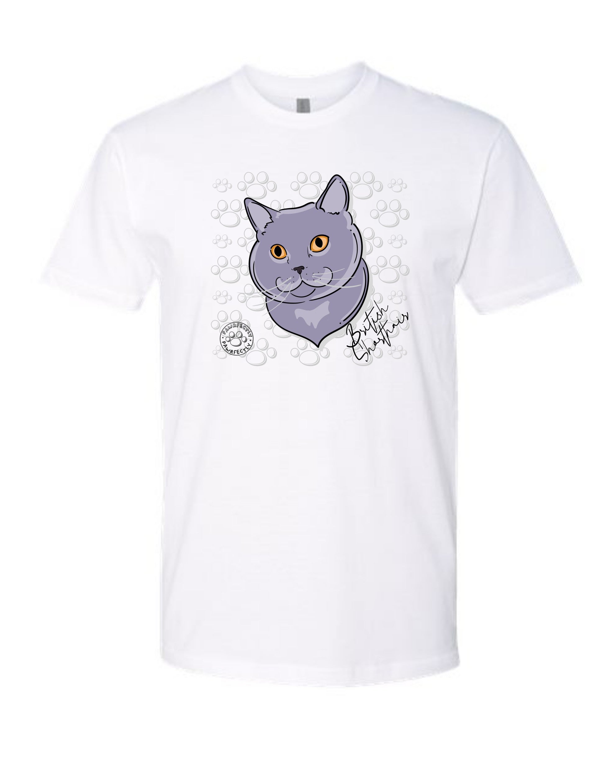 Cat Breed T-shirt - British Shorthair