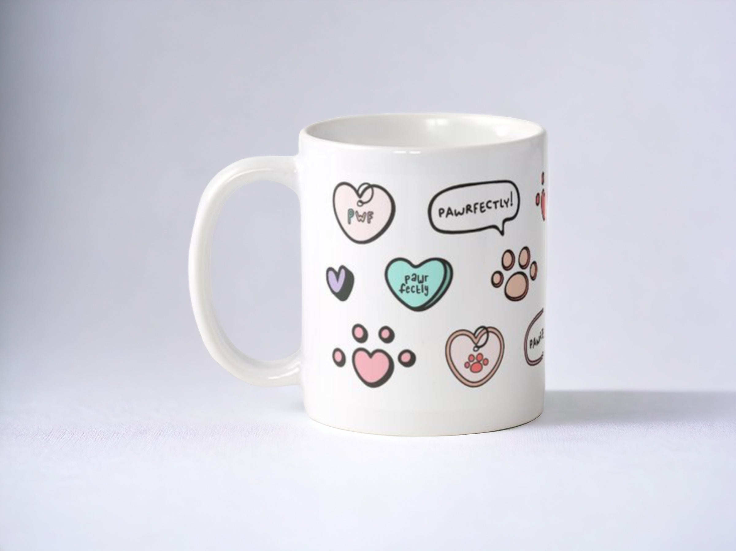 Pawrfectly cute logos