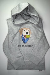 It's Playtime Dog Hooded Pullover Sweatshirt
