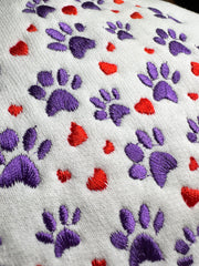 Embroidered Heart Paw Sweatshirt