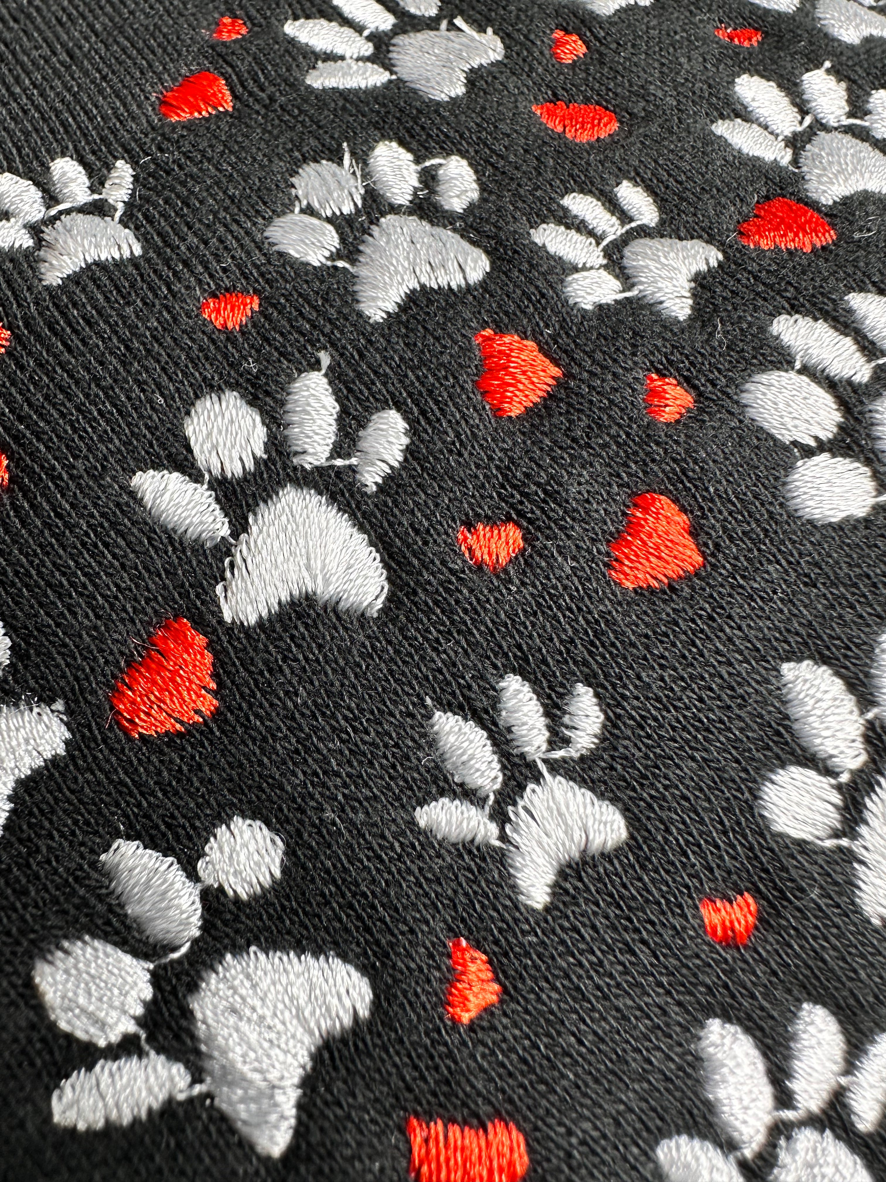 Embroidered Heart Paw Sweatshirt