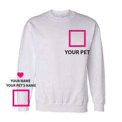 Customized Embroidered Sweatshirt 3-4 Pets