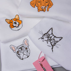 Customized Embroidered Sweatshirt 3-4 Pets